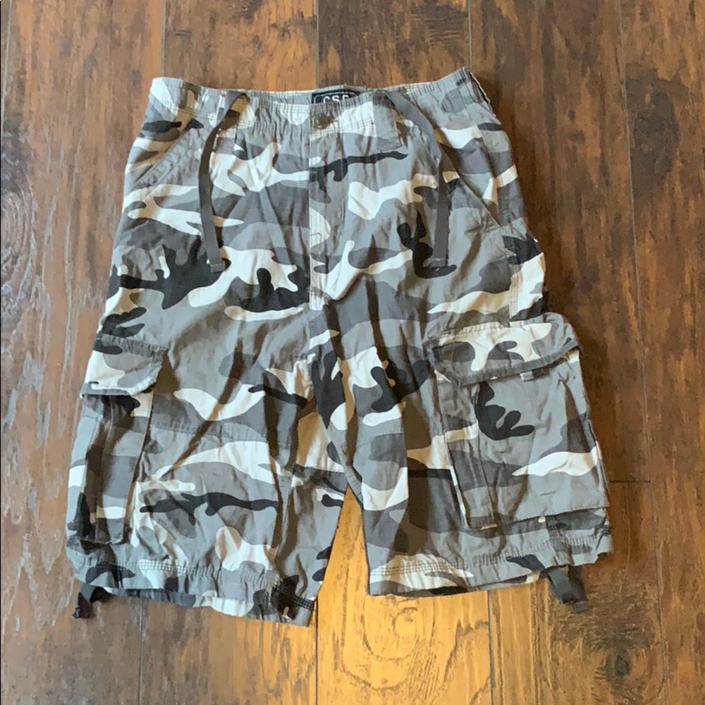 Camouflage Cargo Shorts